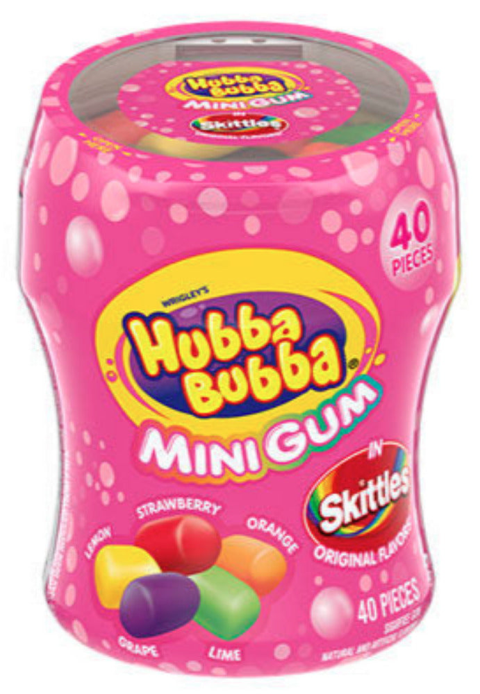 WRIGLEY'S - Hubba Bubba Mini Gum Skittles (4 ct)