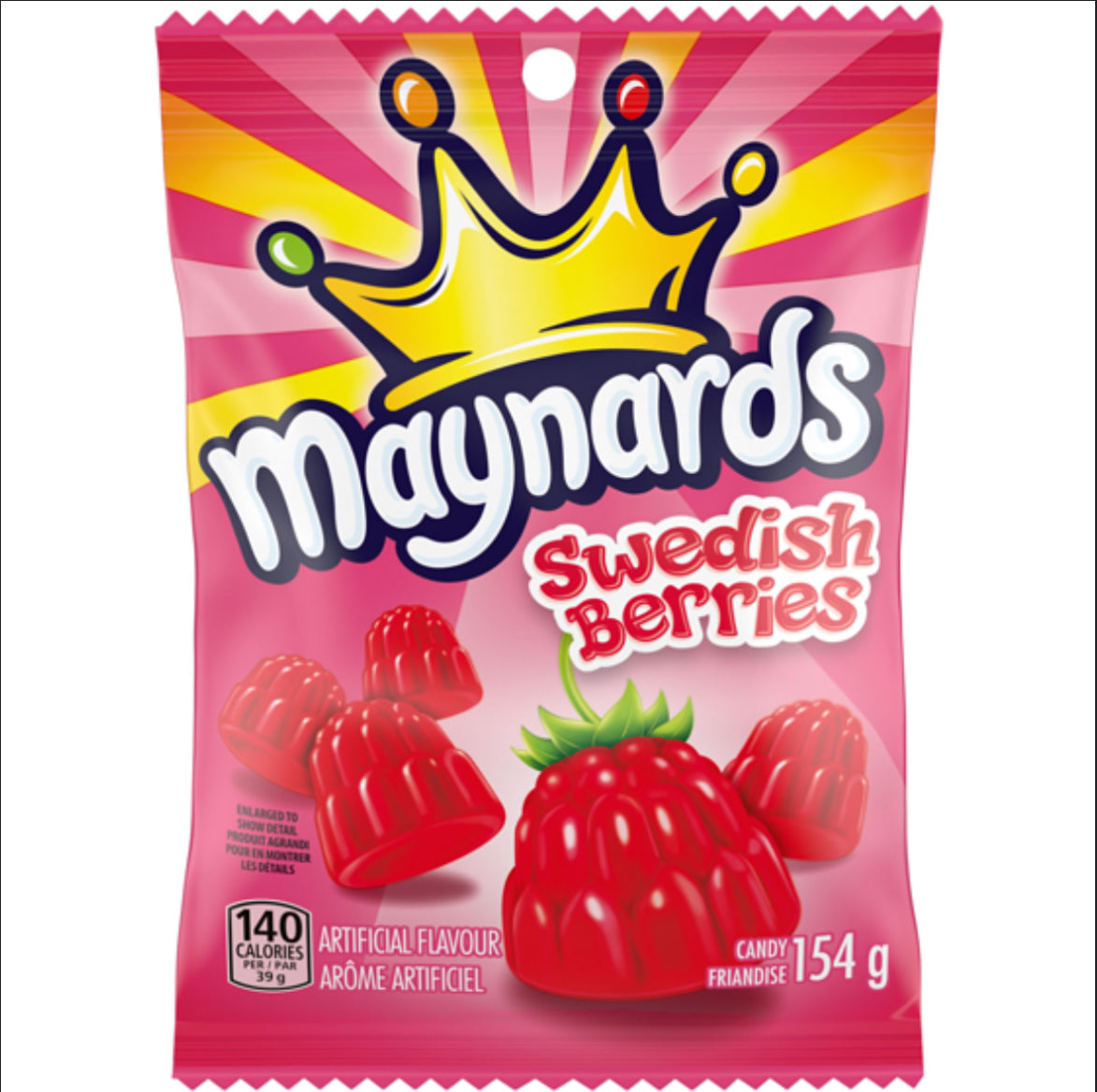 MAYNARD'S - Swedish Berries 154g - Case of 12