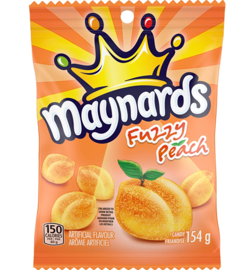 MAYNARD'S - Fuzzy Peach 154g - Case of 12