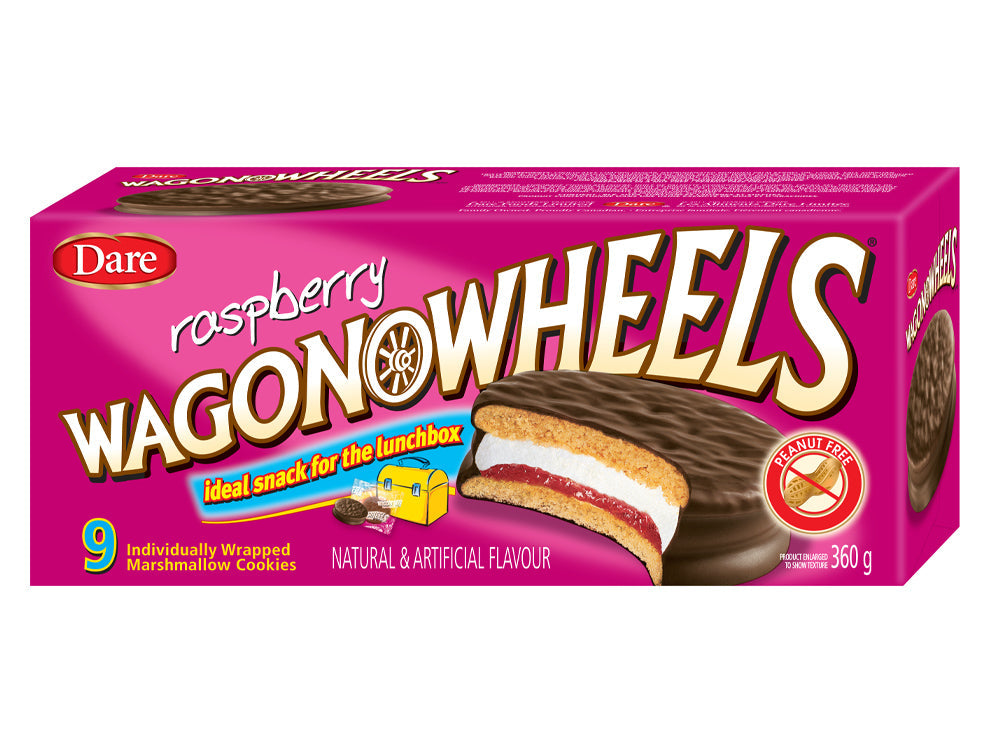 DARE - Wagon Wheels Raspberry Cookies (315 gr)