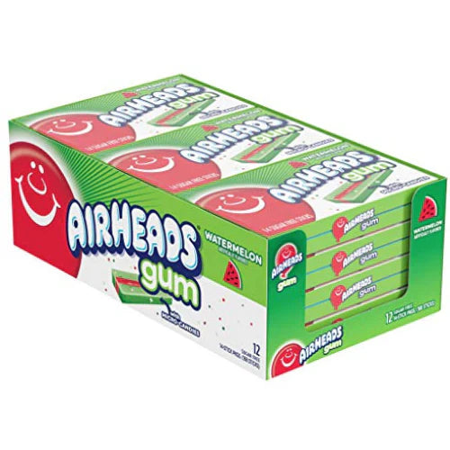 AIRHEADS SF Watermelon Gum (Case of 12)