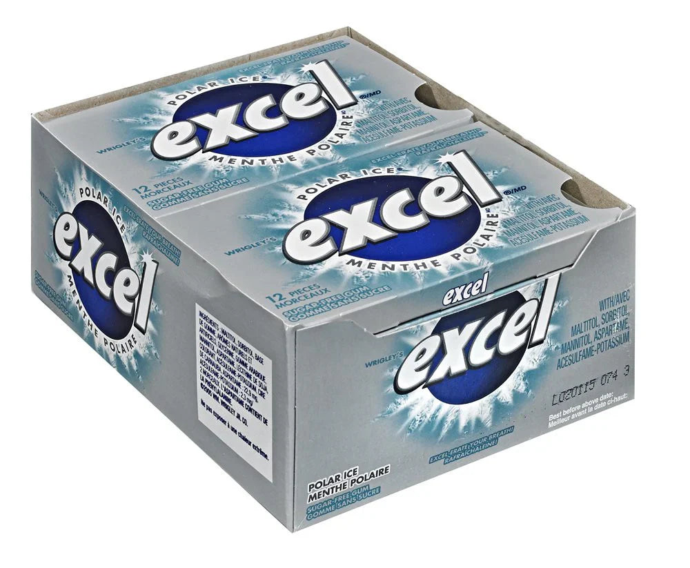 EXCEL - Polar Ice Gum (8 x 34 gr)