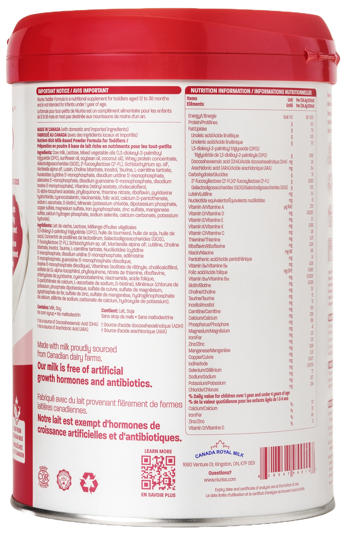 NIURISS Toddler Formula (900 gr -