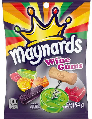 MAYNARD'S - Wine Gums 154g - Case of 12