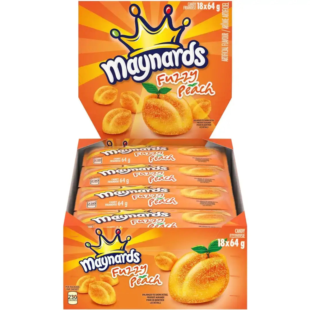 MAYNARD'S - Fuzzy Peach 64g - 18ct