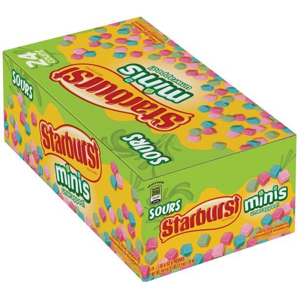 STARBURST - Mini Sours (24 x 52 gr)