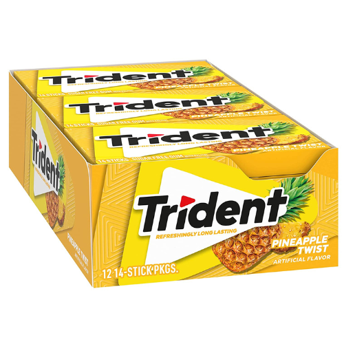 TRIDENT - Pineapple Twist (12 X 14pc)