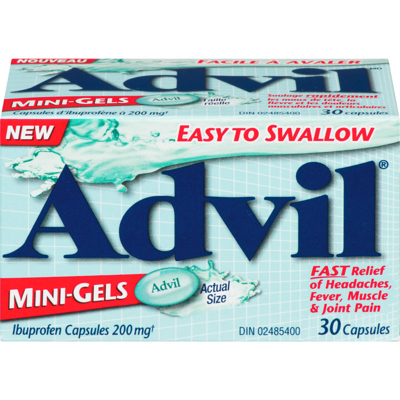 ADVIL - Mini-Gels Ibuprofen Capsules 30 Ct