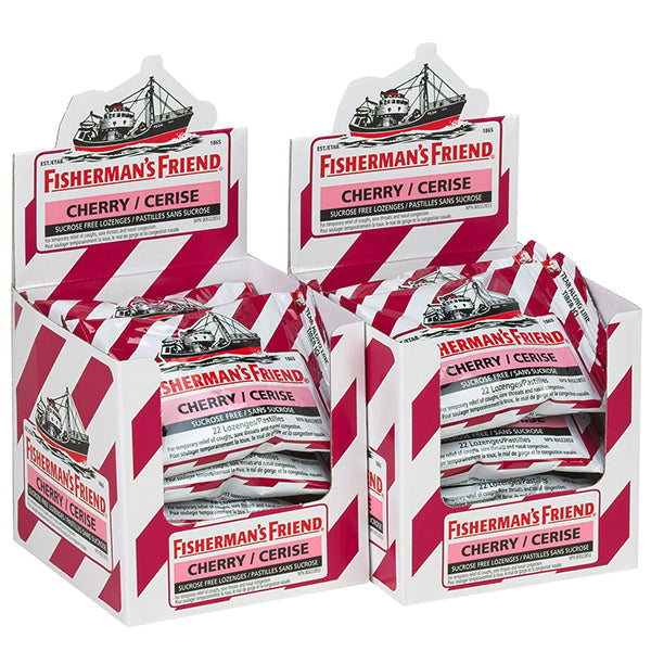 FISHERMAN'S FRIEND - Cherry Sucrose Free (16 x 25 gr)