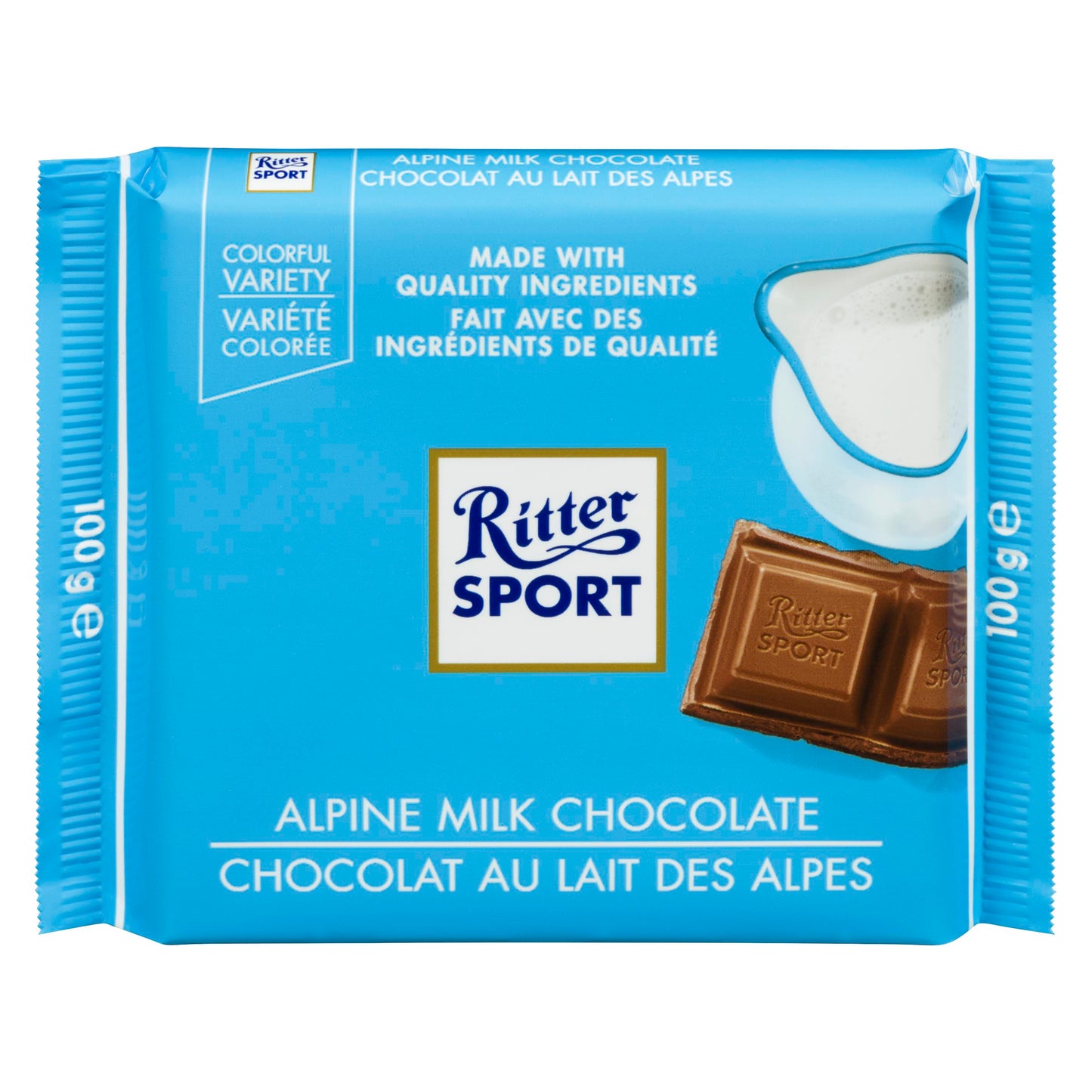 RITTER - Alpine Milk Chocolate (100 gr)