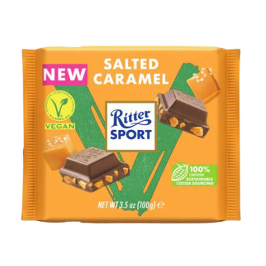 RITTER SPORT - Vegan Salted Caramel Bar (100 gr)