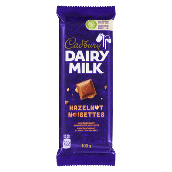 CADBURY - Dairy Milk Hazelnut 100Gr