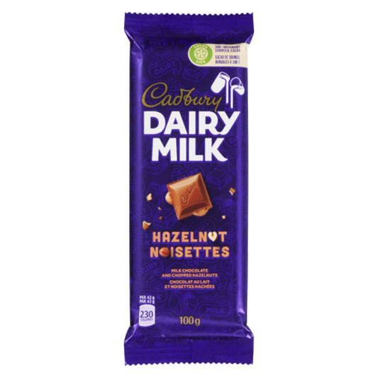 CADBURY - Dairy Milk Hazelnut 100Gr