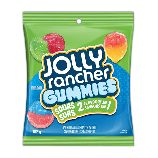 JOLLY RANCHER - 2-in-1 Gummies Sours 182g (Case of 10)