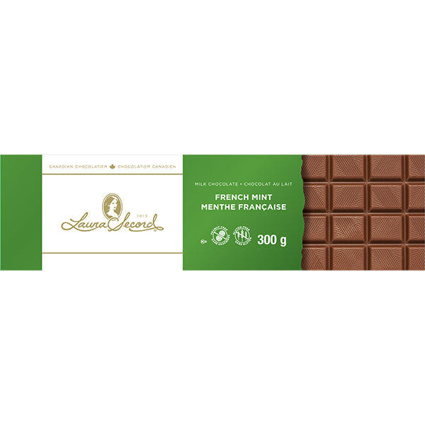 LAURA SECORD - Mint Chocolate Bar (300 gr)