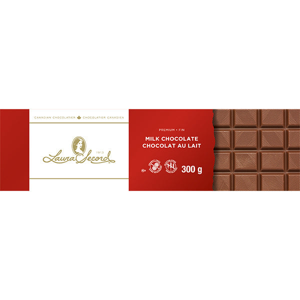 LAURA SECORD - Milk Chocolate Bar (300 gr)