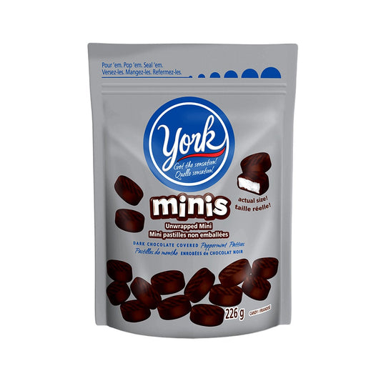 YORK - Minis Dark Chocolate (226 gr)