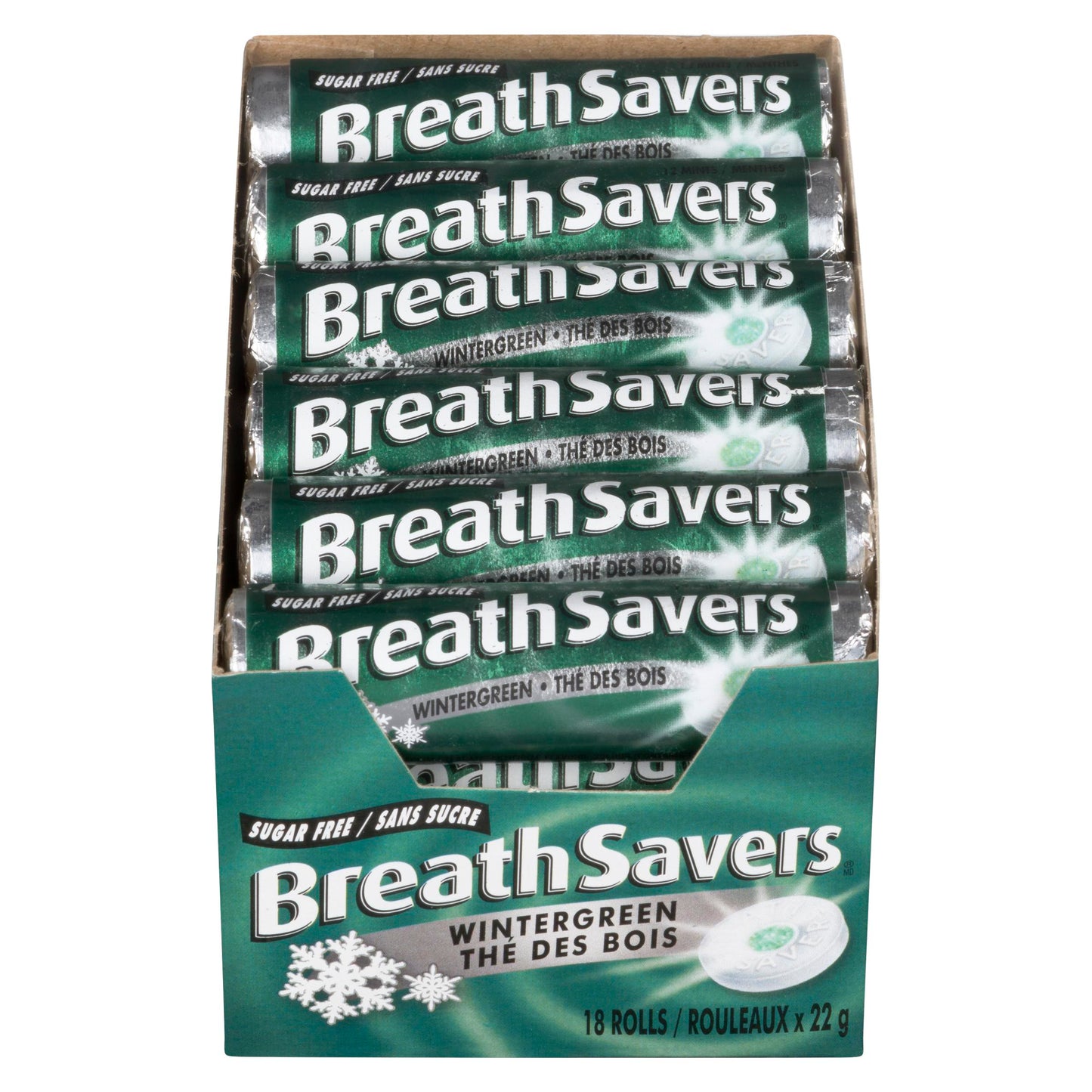 BREATH SAVERS - Wintergreen (18 x 22 gr)