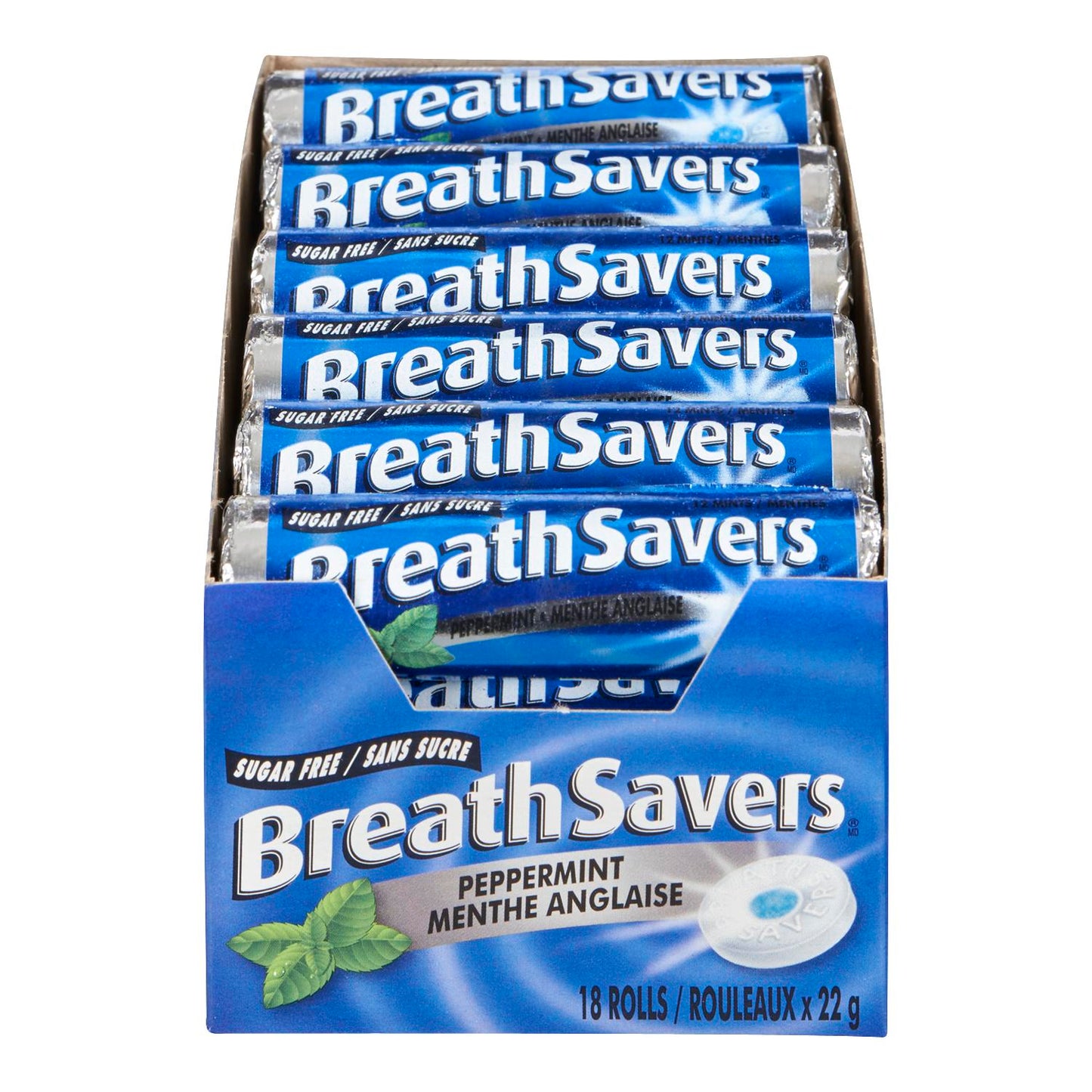 x BREATH SAVERS - SF PEPPERMINT 18x22GR