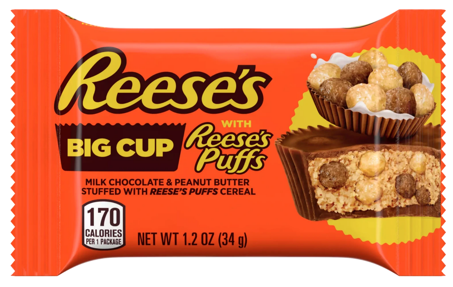 REESE'S - Caramel Filled Peanut Butter Cups (10 x 170 gr)