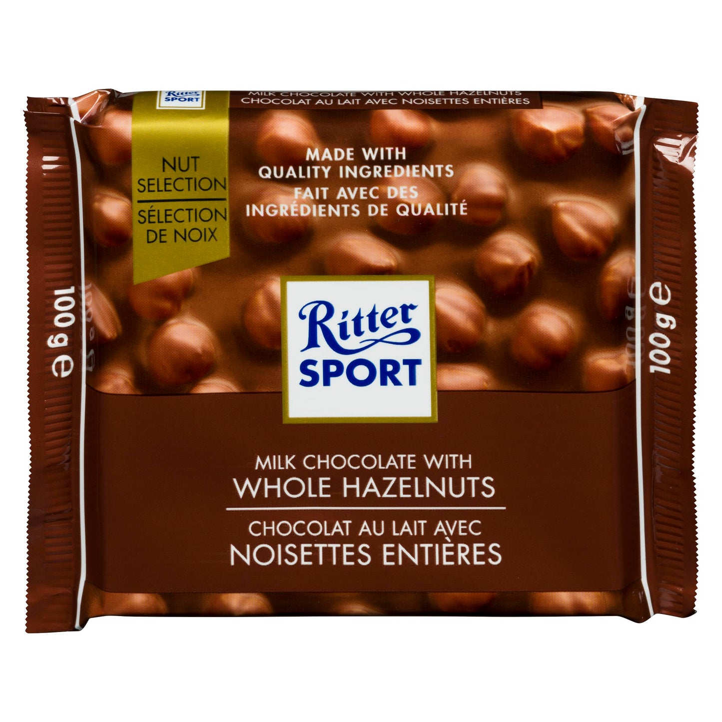 RITTER - Milk Whole Hazelnut (10 x 100 gr)
