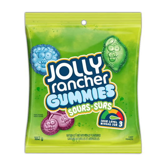 JOLLY RANCHER - Gummies Sours (10 x 182g)