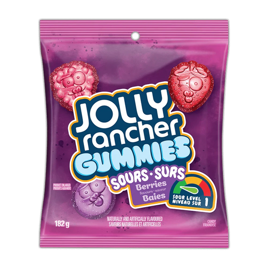 JOLLY RANCHER - Gummies Sours Berries (10 x 182 gr)