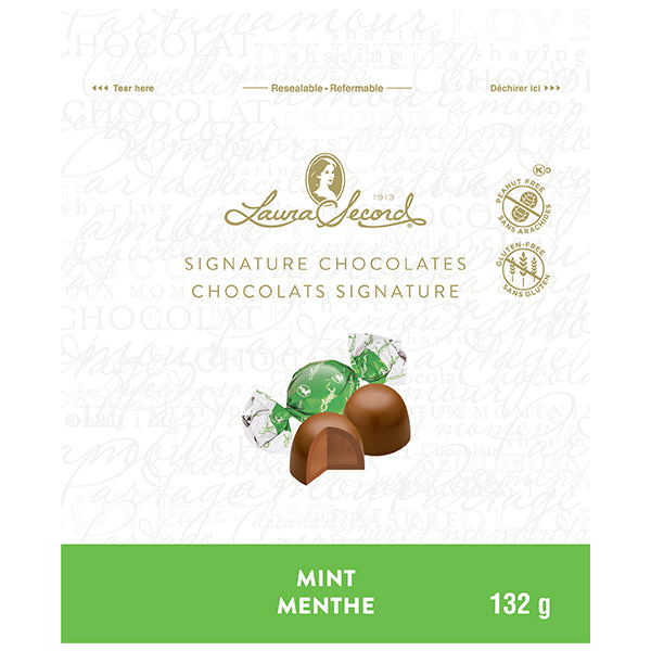 LAURA SECORD - Truffles Mint Chocolate Signature Stand-Up Bags (12 x 132 gr)