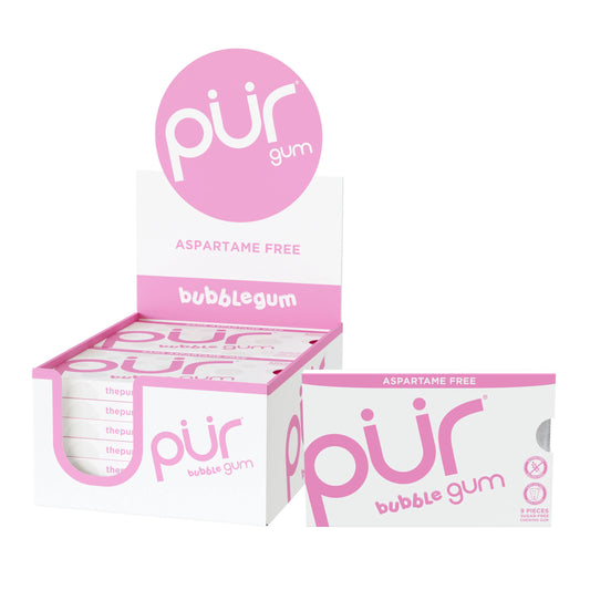 PUR - Gum Bubble Gum Blister (12 X 9 Pc)