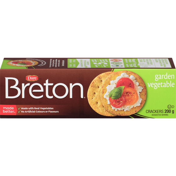 DARE - Breton Garden Vegetable Crackers (200 gr)