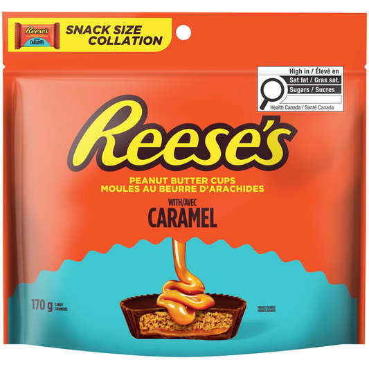 REESE'S - Caramel Filled Peanut Butter Cups (170 gr)