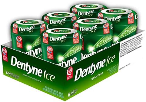 DENTYNE ICE Spearmint Gum Tubs (6 ct)