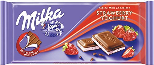 MILKA - Strawberry Yoghurt (22 - 100 gr)
