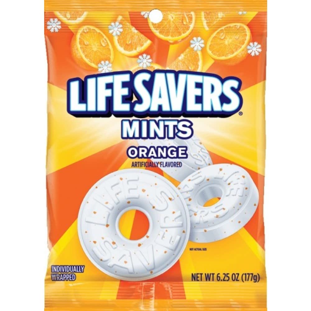 LIFESAVERS - Orange Mints Bag (Case of 12)