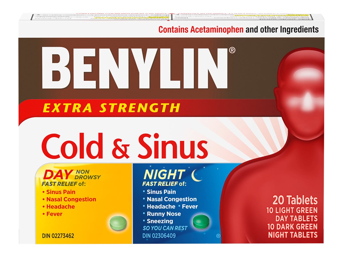 BENYLIN - Extra Strenght Cold & Sinus Day/Night (20 Pk)