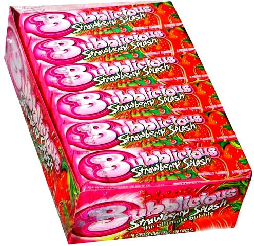 BUBBLICIOUSE - Strawberry Splash - 18ct