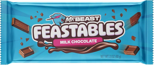 MR BEAST - Feastables Milk Chocolate Bar 10X60 Gr