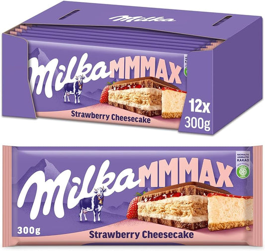 MILKA - Chocolate Strawberry Cheesecake (12 x 300 gr)