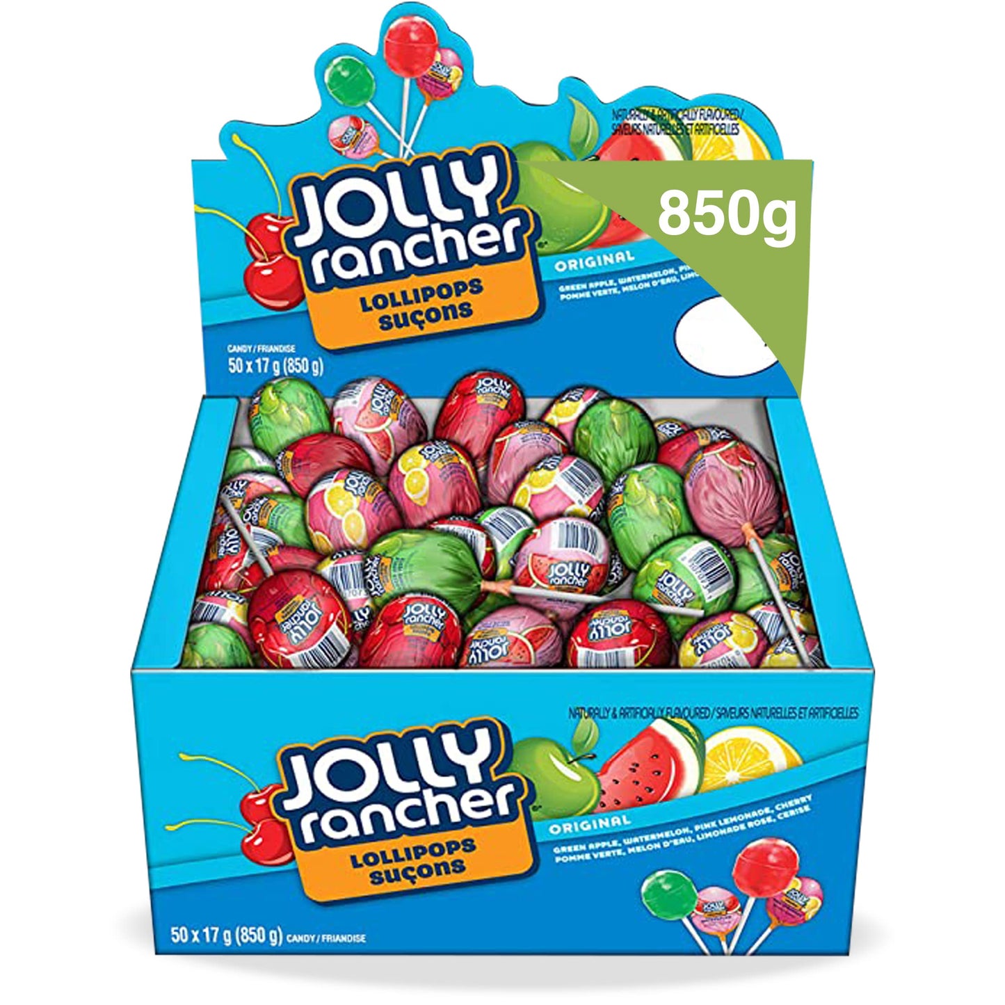 JOLLY RANCHER - Lollipops (50 x 17 gr)