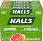 HALLS - Vitamin C Assorted Citrus Flavour - 20ct