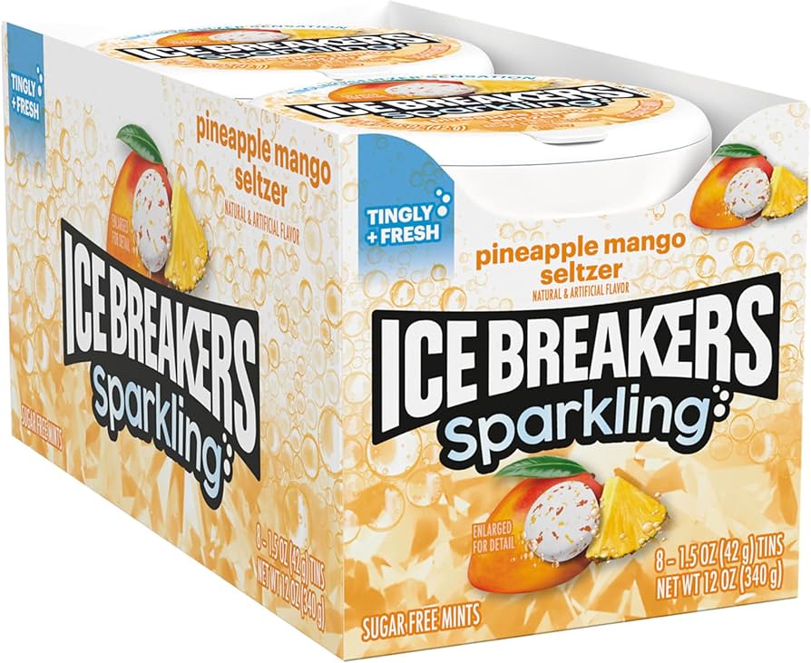 ICE BREAKERS - Pineapple Mango Seltzer Tins (Case of 8)