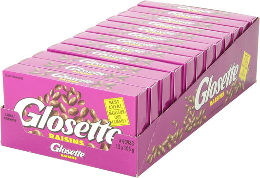 HERSHEY'S - GLOSETTE RAISINS Big Box Family (12 x 105 gr)