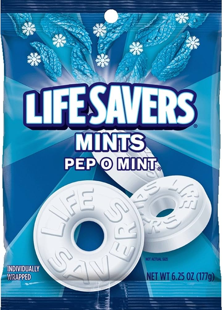 LIFESAVERS - Pep O Mints Bag (Case of 12)