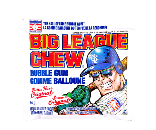 BIG LEAGUE - Chew Bubble Gum Outta Here Original (Case of 12)