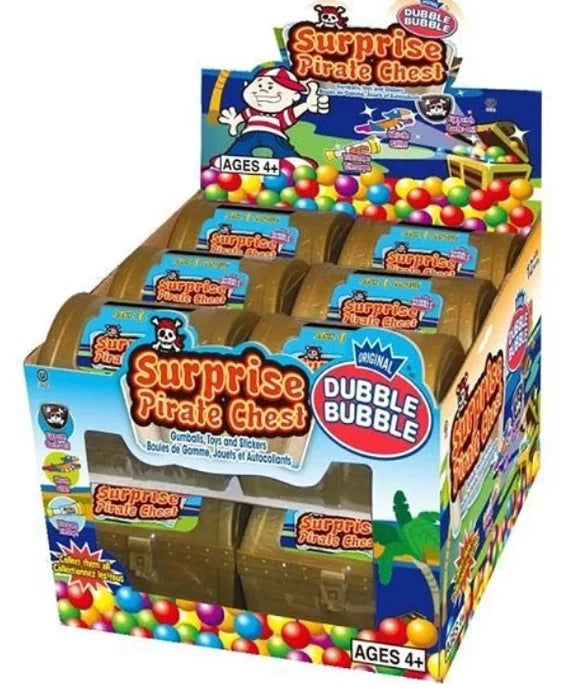 DUBBLE BUBBLE - Surprise Pirate Chest (12 x 12 gr)