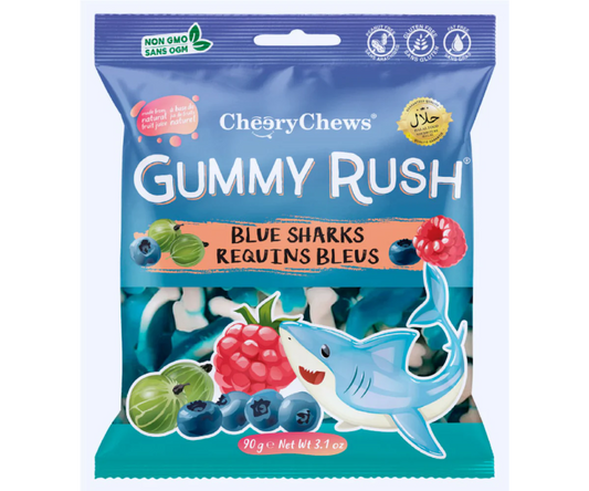 GUMMY RUSH - Blue Sharks (Case of 12)