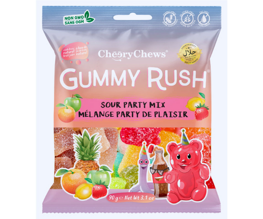 GUMMY RUSH - Sour Party Mix (Case of 12)