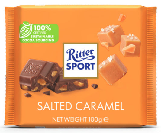 RITTER SPORT - Vegan Salted Caramel Bar (11 x 100 gr)