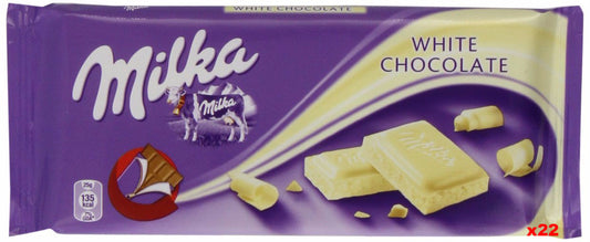 MILKA - White Chocolate (22 - 100 gr)