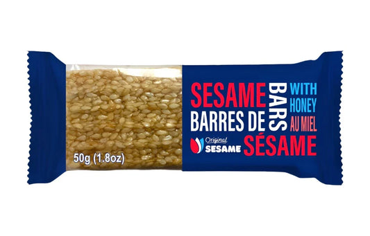 SESAME BARS - with Honey (24 x 50 gr)